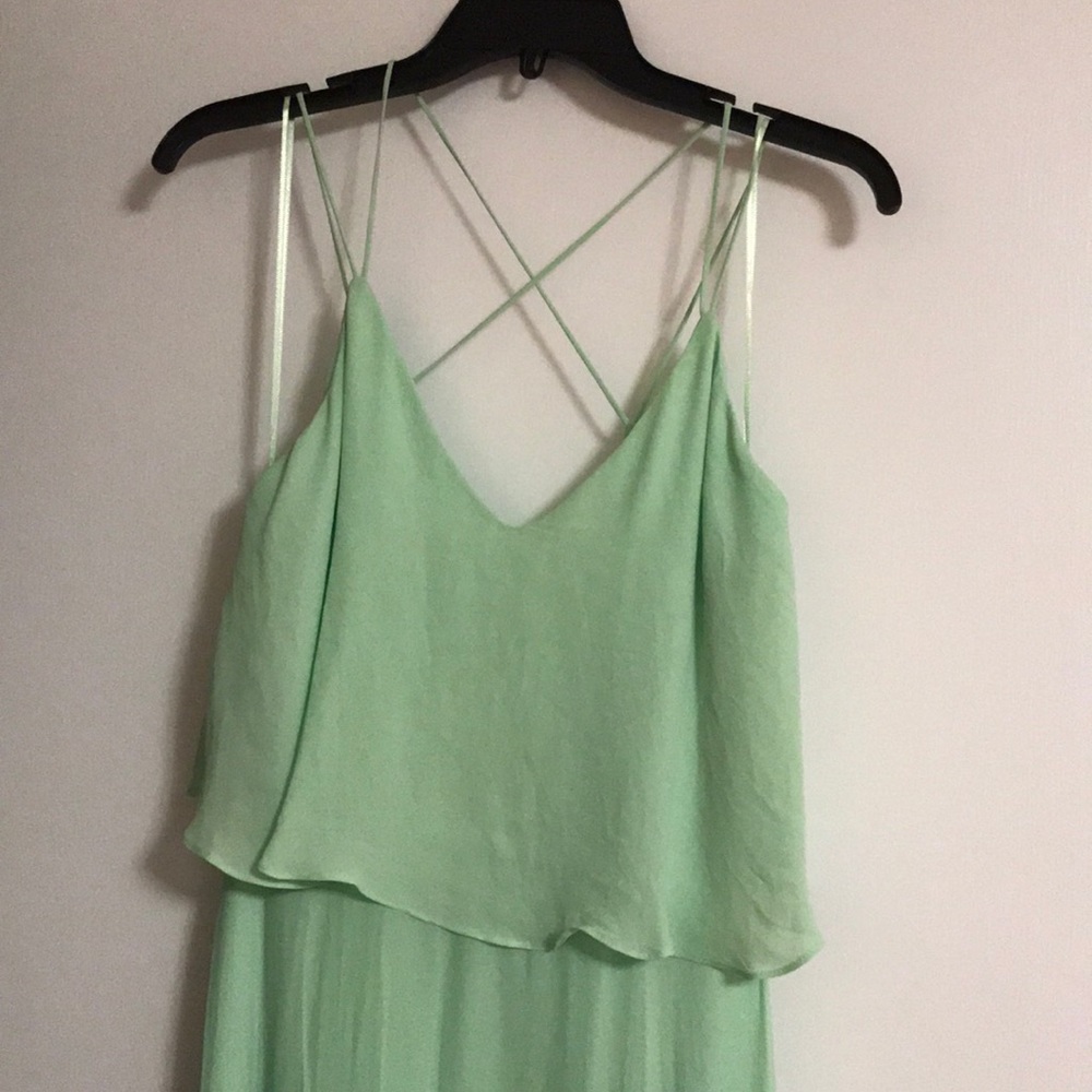 Zara mint maxi dress